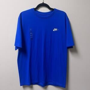 Brand new Nike “The Nike Tee” t-shirt in a bold blue color, size XXL.